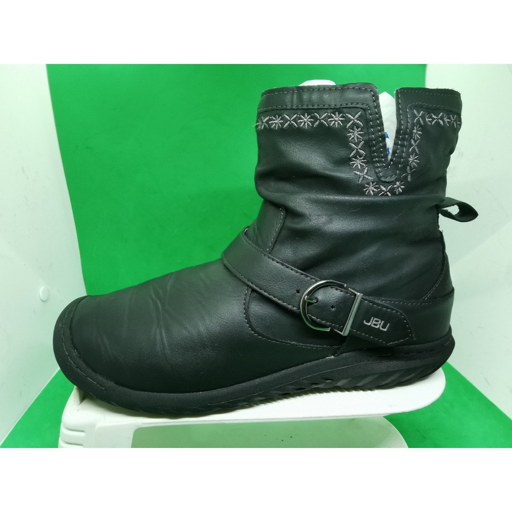 JBU By Jambu Dottie Water Resistant Black Ankle Boots Side Zip Size 9 M - Picture 3 of 16